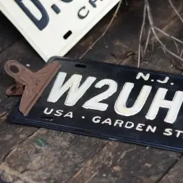 Luxury License Plate Clipboard