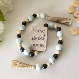 Home Sweet Home Wood Bead Garland Top Rated