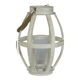 Express Delivery Rope Handled Farmhouse Candle Lantern