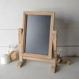 Handmade Rustic Wood Framed Tabletop Chalkboard
