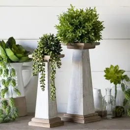 Modern Farmhouse Candle Holders Set of 2 Limited Time