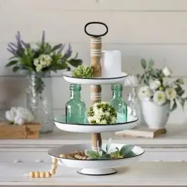 Handmade Classic Farmhouse Tiered Tray
