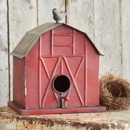 Decorative Metal Barn Style Bird House Don’t Miss Out
