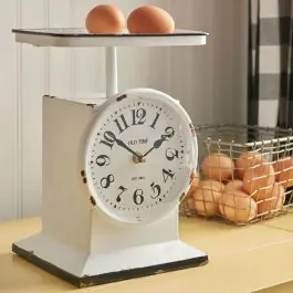 One Day Deal Vintage Inspired Clock Scale