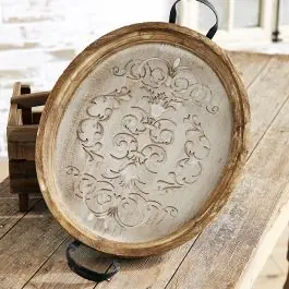 Hot Deal Farmhouse Fir Wood Tray