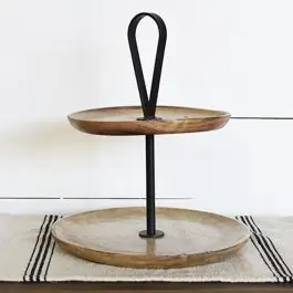 Viral 2 Tier Modern Farmhouse Display Stand
