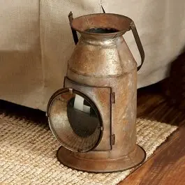 Warranty Included Rustic Farmhouse Candle Lantern With Handle
