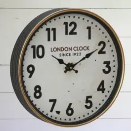 London Clock Company Retro Metal Wall Clock Factory Price