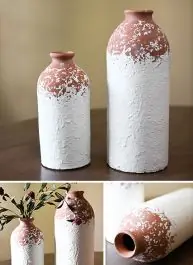 Southwestern Weathered Vase Set of 2 Same Day Shipping