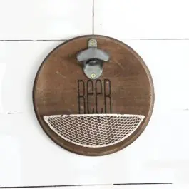 Crafted Beer Bottle Opener Wall Sign