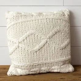 Wholesale Textured Knit Throw Pillow