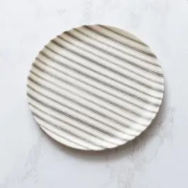 Striped Simple Dinner Plate Set of 4 Buy Direct