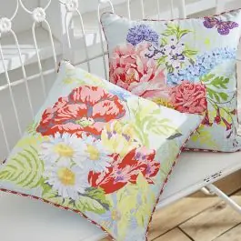 Fan Favorite Bright Floral Accent Pillow Set of 2