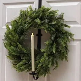Flash Sale Door Wreath Holder With Candle Holder