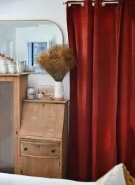 Velvet Style Curtain Panel Set of 2 Grab Now
