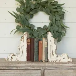 Distressed Chic Corbel Bookends Free Shipping