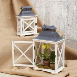 Coastal Cottage Lantern Set of 2 Top Rated