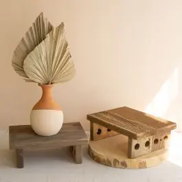 Fast Shipping Repurposed Wood Ship Ladder Display Riser Set of 2