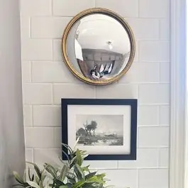 Framed Round Bullseye Wall Mirror High Quality