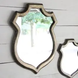 Regal Antiqued Accent Mirror 24 Inches Worldwide Shipping