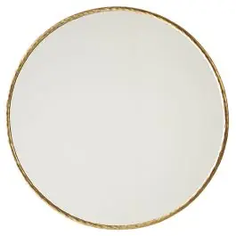 Antiqued Gold Hammered Round Wall Mirror | SHIPS FREE Order Now