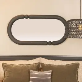 Modern Curved Oval Wall Mirror No Minimum Order