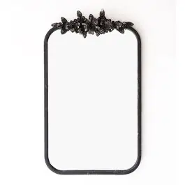 Floral Detail Ornate Wall Mirror Hassle-Free Returns