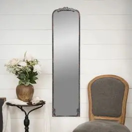 Budget Black Beaded Full Length Mirror