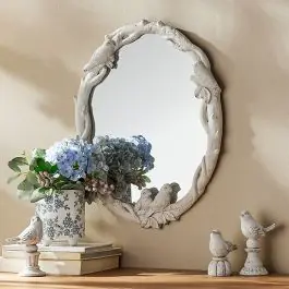 Birds And Branch Detailed Wall Mirror Best Price