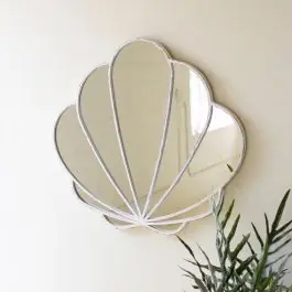 Metal Framed Seashell Wall Mirror No Minimum Order