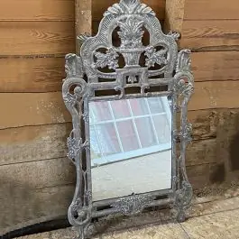 Vintage Inspired Ornate Pressed Tin Mirror 42 Inch Buy Online