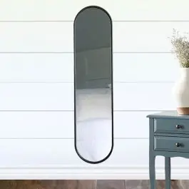 Price Cut Metal Framed Tall Oval Wall Mirror
