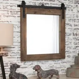 Popular Barn House Framed Mirror