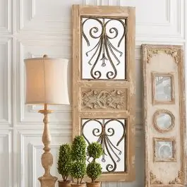 New Release Ornate Mirrored Wall Panel Decor