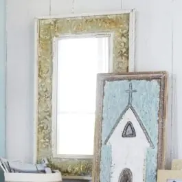 Price Cut Ornate Wood Framed Wall Mirror