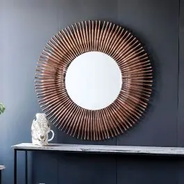 Seasonal Sale Round Vintage Rolling Pin Wall Mirror