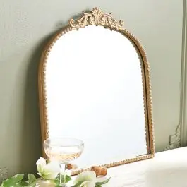 Ornate Arched Framed Accent Mirror Super Sale