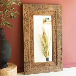 Carved Double Frame Wall Mirror Free Delivery