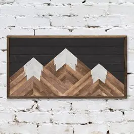 Popular Dark Mountains Rustic Farmhouse Wall Decor