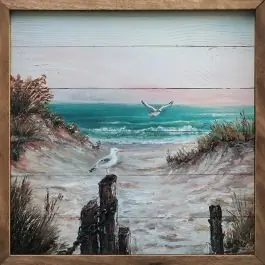 Seagulls On The Beach Wall Art Buy Online