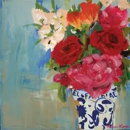 Bright Floral Canvas Wall Art Best Price