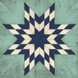 Farmhouse Quilt Canvas Art Crafted