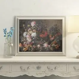 Floral Fantasy Giclee Wall Art Print Markdown