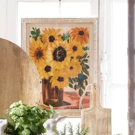 Golden Sunflowers Framed Wall Art Handmade