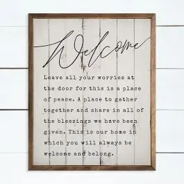 No Minimum Order Welcome Belong Wall Art