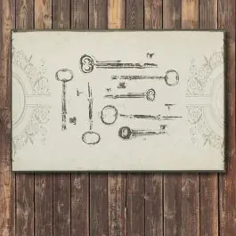 Final Sale Keepsake Key Wall Art