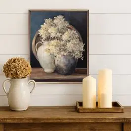 Golden Hydrangeas II White By Julia Purinton Wall Art Top Pick