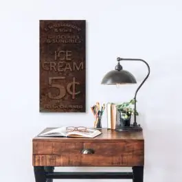 Limited Time AFH Exclusive Ice Cream Canvas Wall Sign