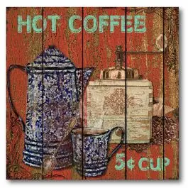 Hot Coffee Canvas Wall Art Don’t Miss Out