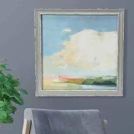 Abstract Landscape Square Framed Wall Print In Demand